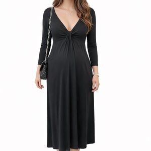 GAP Black Long Sleeve Dress